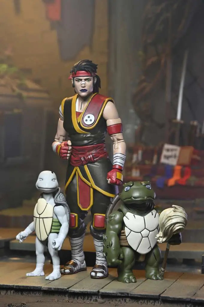 NECA TMNT LAST RONIN CASEY MARIE BABY ODYN UNO AF ACTION FIGURE 17 cm