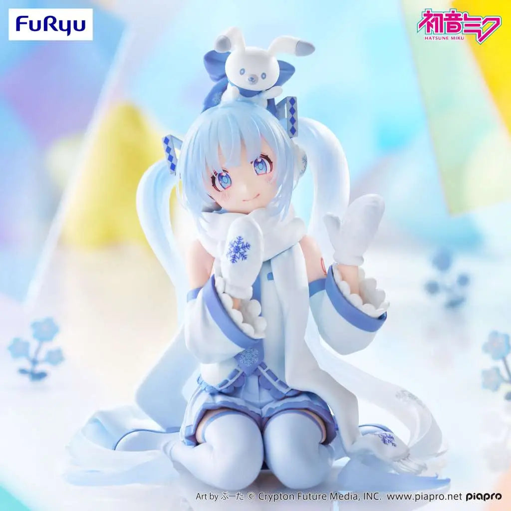 FURYU HATSUNE MIKU SNOW MIKU SKY TOWN 10TH ANN NOODLE STOPPER FIGURA 10 cm