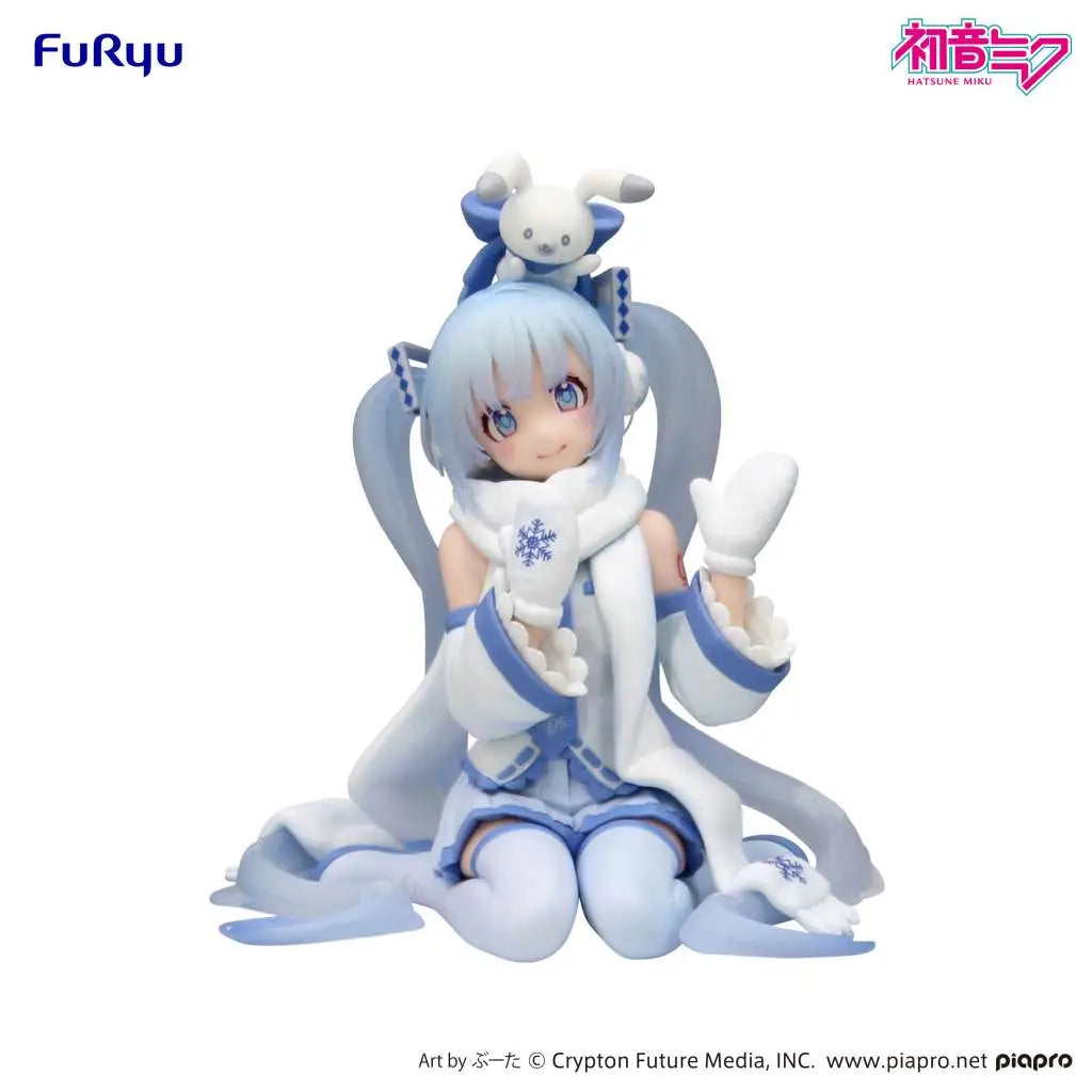 FURYU HATSUNE MIKU SNOW MIKU SKY TOWN 10TH ANN NOODLE STOPPER FIGURA 10 cm