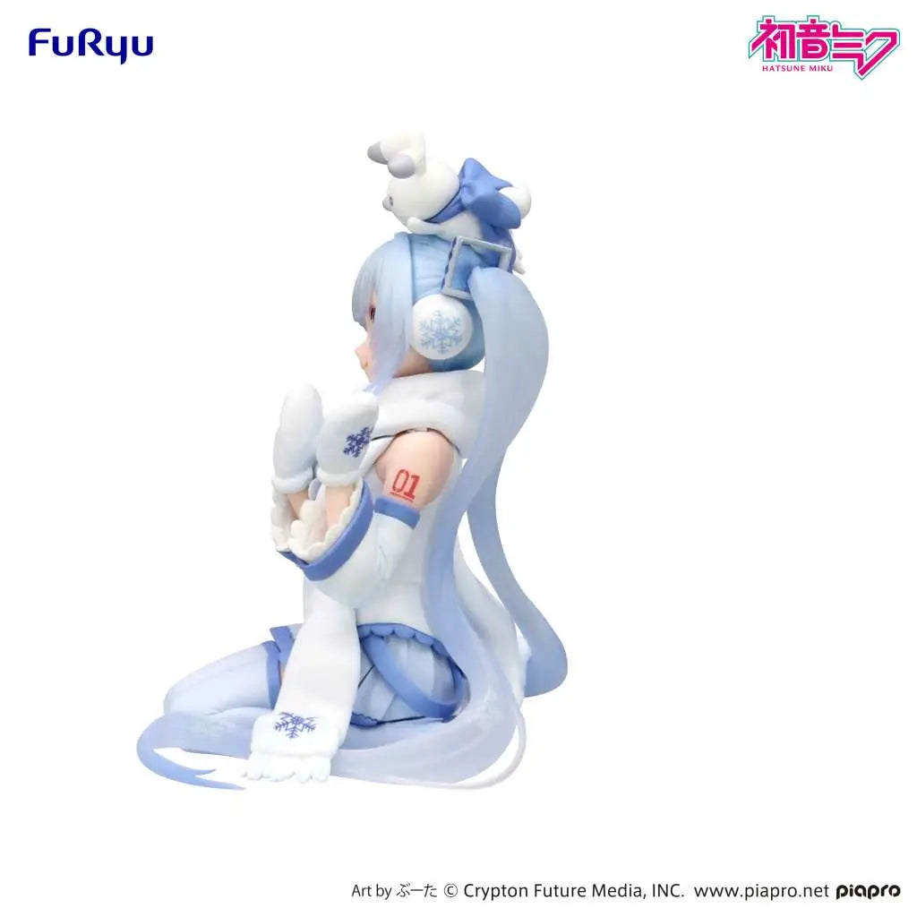 FURYU HATSUNE MIKU SNOW MIKU SKY TOWN 10TH ANN NOODLE STOPPER FIGURA 10 cm