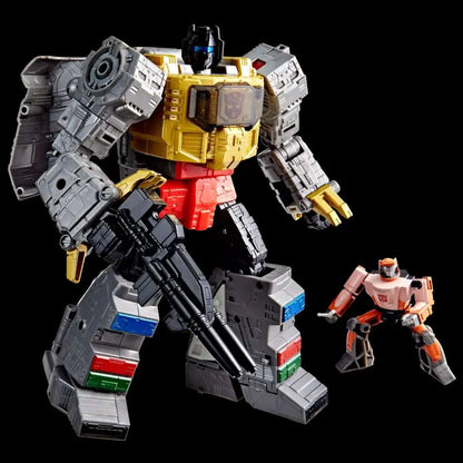 TRANSFORMERS STUDIO SERIES TRANSFORMERS THE MOVIE GRIMLOCK AND WHEELIE ACTION FIGURE