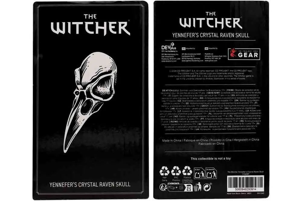 FANATTIK WITCHER 3 CRYSTAL SKULL REPLICA 12 cm