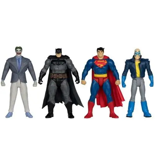 MCFARLANE TOYS 25 - DC DIRECT DARK KNIGHT RETURNS 3INCH COMIC 4PK ACTION FIGURE 7.5 cm