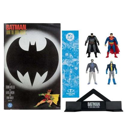 MCFARLANE TOYS 25 - DC DIRECT DARK KNIGHT RETURNS 3INCH COMIC 4PK ACTION FIGURE 7.5 cm