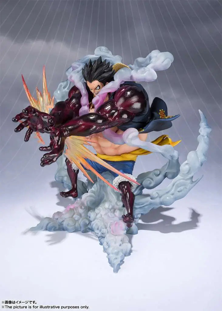 BANDAI LUFFY - ONE PIECE GEAR 4 LEO BAZOOKA FIGUARTSZERO REISSUE STATUA 18 cm