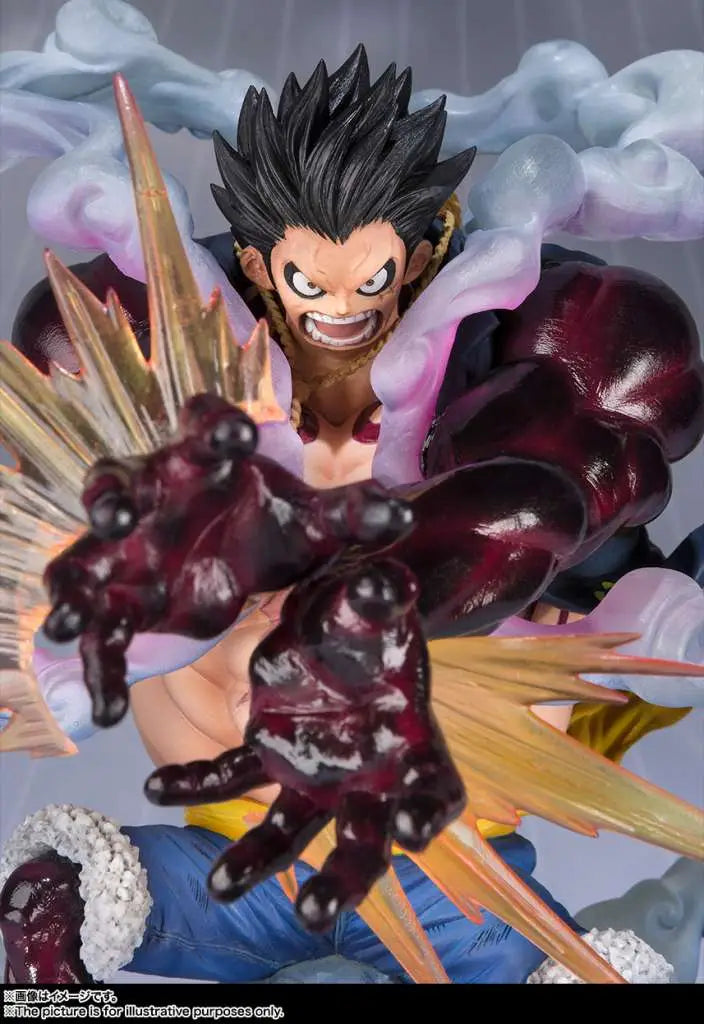 BANDAI LUFFY - ONE PIECE GEAR 4 LEO BAZOOKA FIGUARTSZERO REISSUE STATUA 18 cm