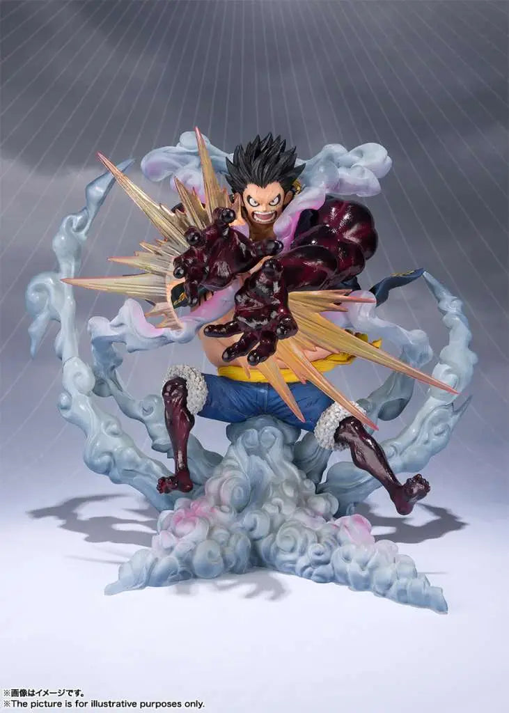 BANDAI LUFFY - ONE PIECE GEAR 4 LEO BAZOOKA FIGUARTSZERO REISSUE STATUA 18 cm