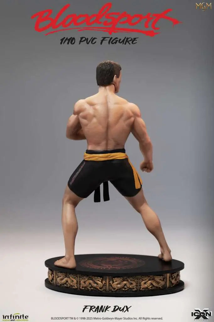 INFINITE STATUE BLOODSPORT FRANK DUX ICON X PVC 1/10 FIGURA 6 cm