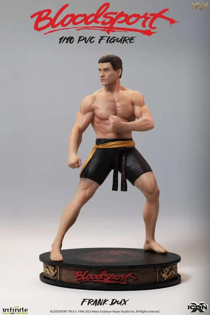 INFINITE STATUE BLOODSPORT FRANK DUX ICON X PVC 1/10 FIGURA 6 cm