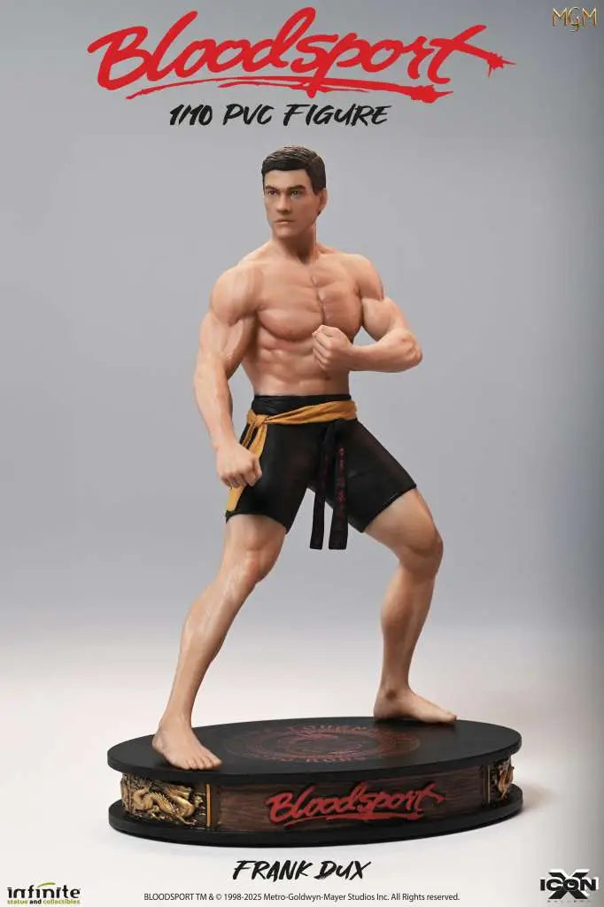 INFINITE STATUE BLOODSPORT FRANK DUX ICON X PVC 1/10 FIGURA 6 cm