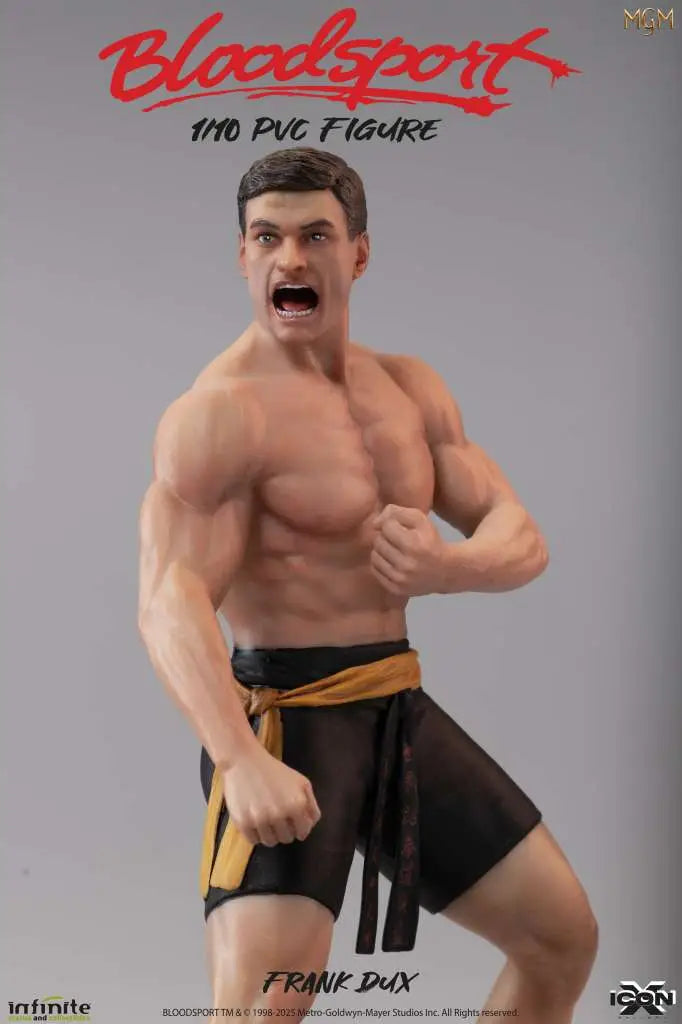 INFINITE STATUE BLOODSPORT FRANK DUX ICON X PVC 1/10 FIGURA 6 cm