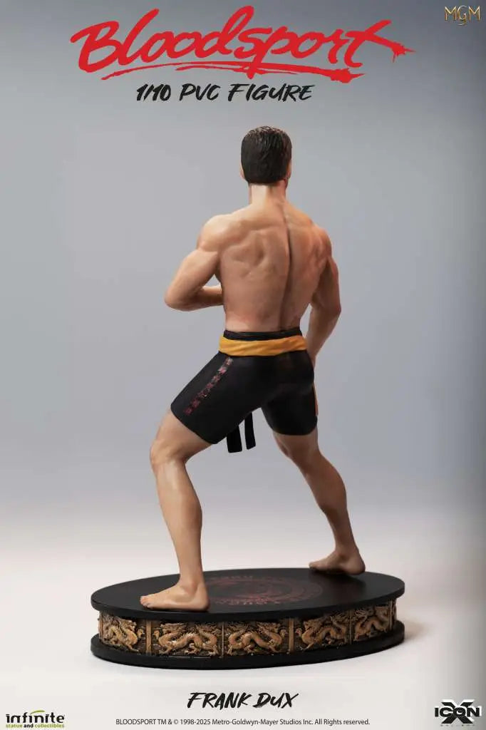 INFINITE STATUE BLOODSPORT FRANK DUX ICON X PVC 1/10 FIGURA 6 cm