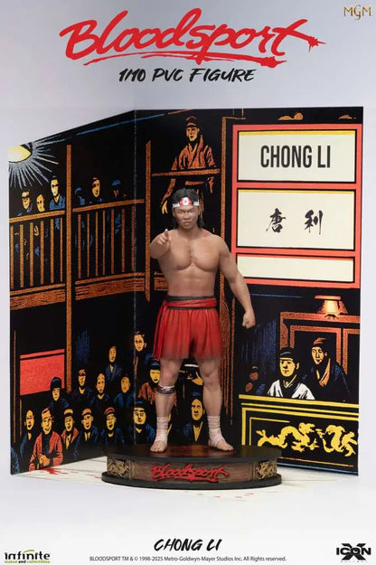 INFINITE STATUE BLOODSPORT CHONG LI ICON X PVC 1/10 FIGURA 6 cm