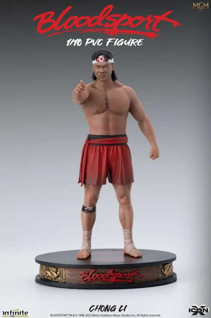 INFINITE STATUE BLOODSPORT CHONG LI ICON X PVC 1/10 FIGURA 6 cm