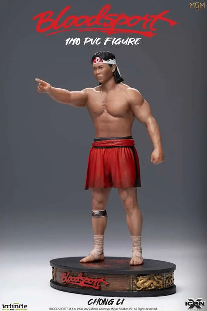 INFINITE STATUE BLOODSPORT CHONG LI ICON X PVC 1/10 FIGURA 6 cm
