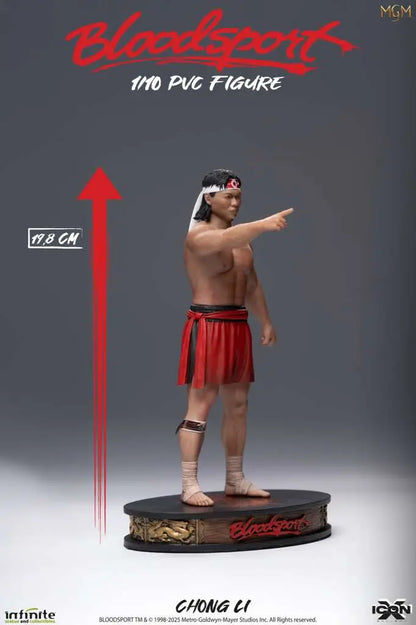 INFINITE STATUE BLOODSPORT CHONG LI ICON X PVC 1/10 FIGURA 6 cm