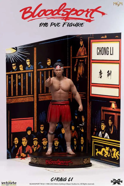 INFINITE STATUE BLOODSPORT CHONG LI ICON X PVC 1/10 FIGURA 6 cm