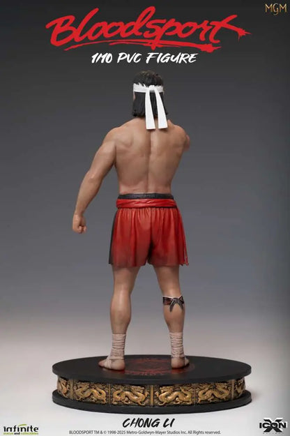 INFINITE STATUE BLOODSPORT CHONG LI ICON X PVC 1/10 FIGURA 6 cm