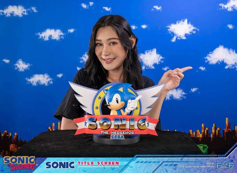 FIRST4FIGURES SONIC HEDGEHOG TITLE SCREEN STATUA 37 cm
