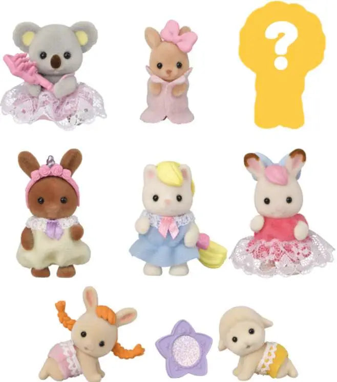 EPOCH DI FANTASIA SYLVANIAN FAMILY ACCONCIATURE DIVERTENTI BLIND BOX DISPLAY (16) MINI FIGURA 5 cm