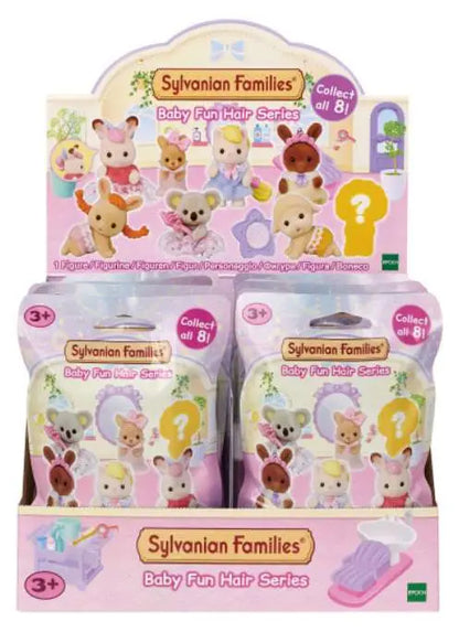 EPOCH DI FANTASIA SYLVANIAN FAMILY ACCONCIATURE DIVERTENTI BLIND BOX DISPLAY (16) MINI FIGURA 5 cm