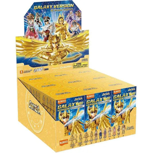BLOKEES - SAINT SEIYA GALAXY VERSION 01 BLIND BOX SET (9) MINI FIGURA 10cm