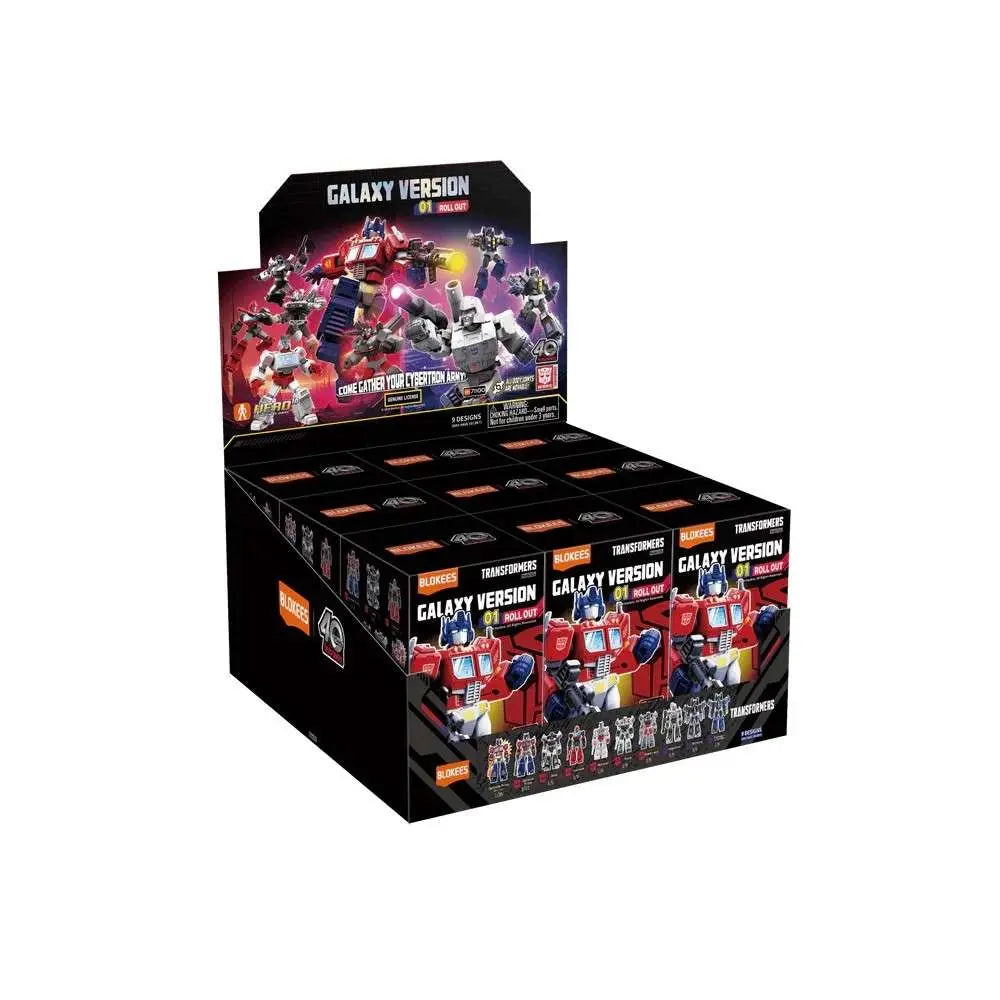 TRANSFORMERS ROLL OUT GALAXY VERSION 01 MODEL KIT BLIND BOX SET (9)