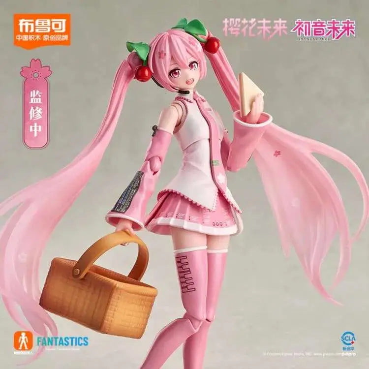 BLOKEES HATSUNE MIKU SAKURA MIKU FANTASTICS EDITION MODEL KIT 15cm