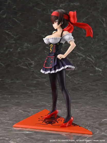 KAITENDO GIRLS UND PANZER TSURUKI SHIZUKA DIRNDL 1/6 FIGURA 25 cm