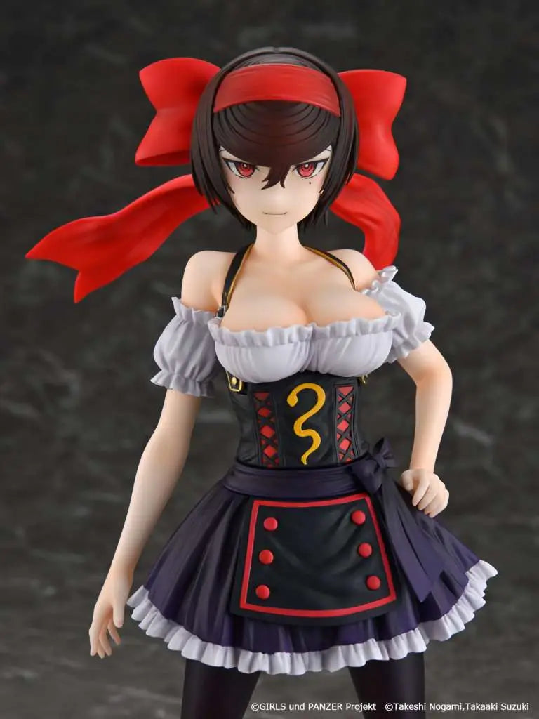 KAITENDO GIRLS UND PANZER TSURUKI SHIZUKA DIRNDL 1/6 FIGURA 25 cm