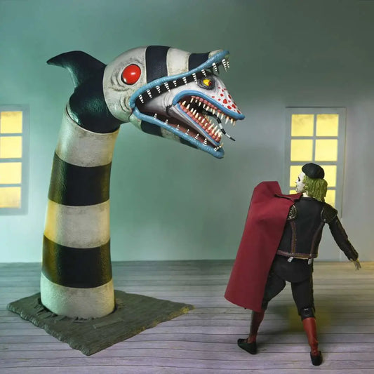 NECA BEETLEJUICE 2 ULTIMATE MATADOR BEETLEJUICE SANDWORM AF 2-PACK ACTION FIGURE 17 cm