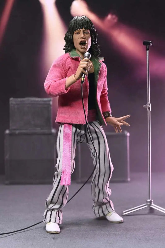 NECA - THE ROLLING STONES ROLLING STONES MICK JAGGER 1975 CLOTHED AF ACTION FIGURE 20 cm