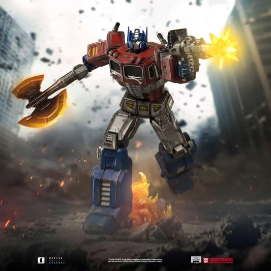 IRON STUDIOS OPTIMUS & PRIME - TRANSFORMERS DEMI ART SCALE 1/20 STATUA 35cm