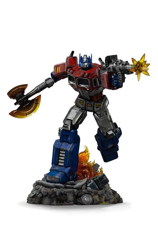 IRON STUDIOS OPTIMUS & PRIME - TRANSFORMERS DEMI ART SCALE 1/20 STATUA 35cm