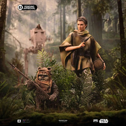 IRON STUDIOS - STAR WARS EPISODE 6 LEIA WICKET 1/10 STATUA 20 cm