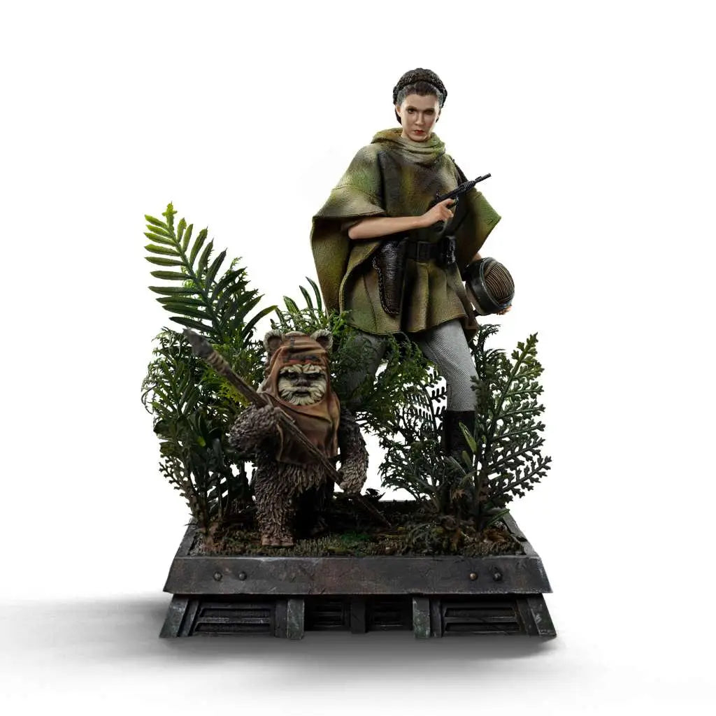 IRON STUDIOS - STAR WARS EPISODE 6 LEIA WICKET 1/10 STATUA 20 cm