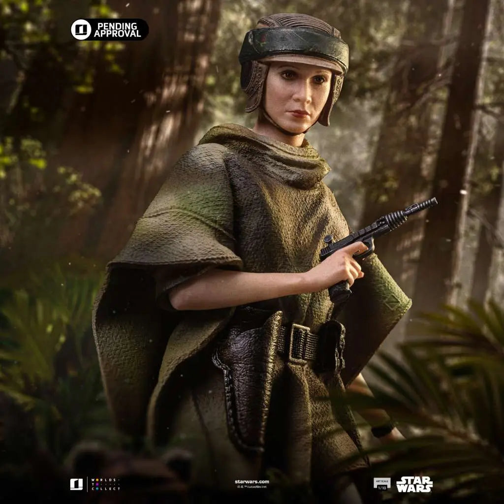 IRON STUDIOS - STAR WARS EPISODE 6 LEIA WICKET 1/10 STATUA 20 cm