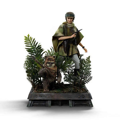 IRON STUDIOS - STAR WARS EPISODE 6 LEIA WICKET 1/10 STATUA 20 cm