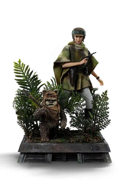 IRON STUDIOS - STAR WARS EPISODE 6 LEIA WICKET 1/10 STATUA 20 cm
