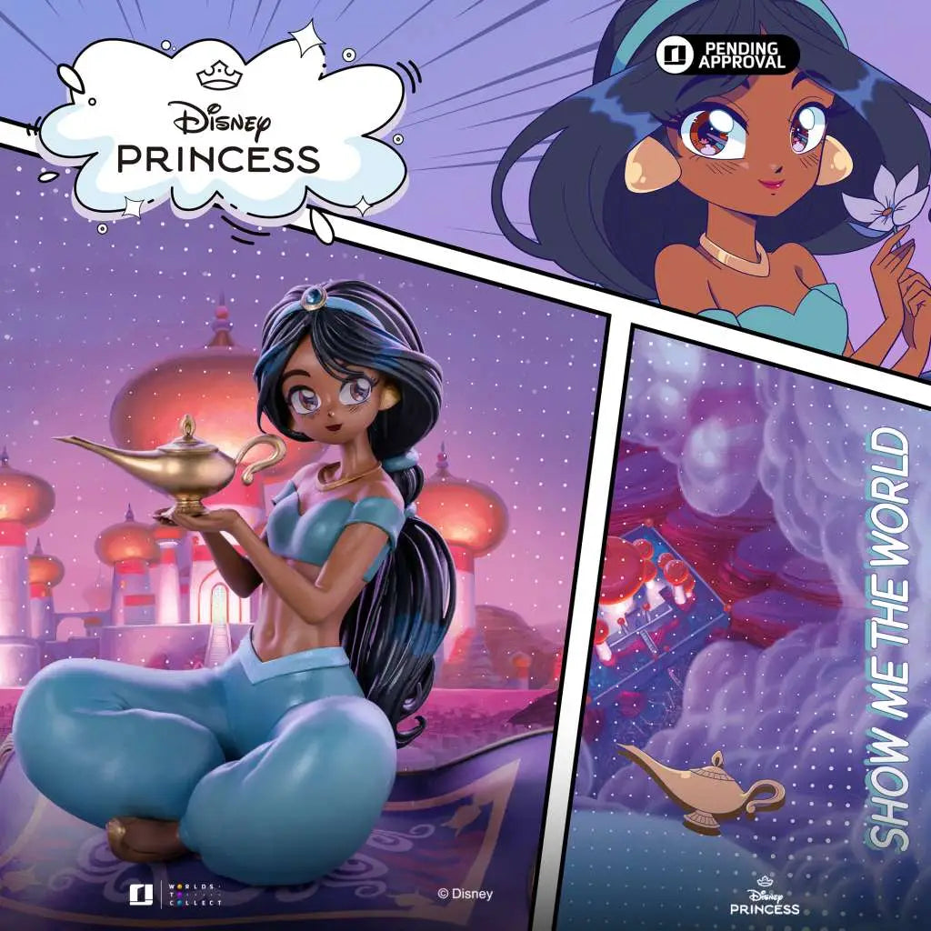 IRON STUDIOS DISNEY'S ANIME PRINCESS JASMINE PVC STATUA 15 cm