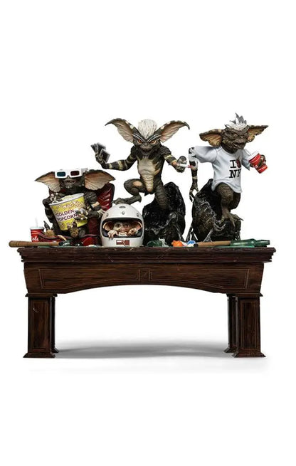 IRON STUDIOS GREMLINS DIORAMA 1/10 STATUA 25cm