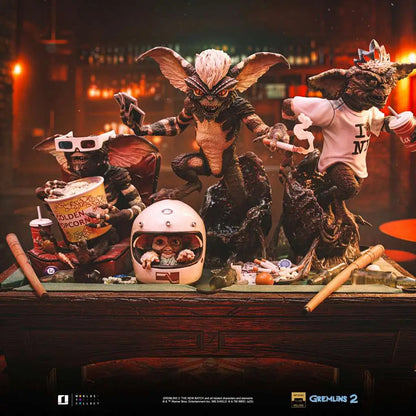 IRON STUDIOS GREMLINS DIORAMA 1/10 STATUA 25cm