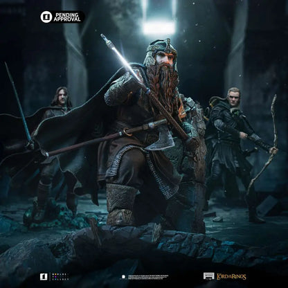 IRON STUDIOS LORD RINGS GIMLI UNLEASHED 1/10 STATUA 27cm