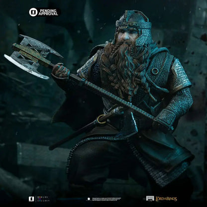 IRON STUDIOS LORD RINGS GIMLI UNLEASHED 1/10 STATUA 27cm