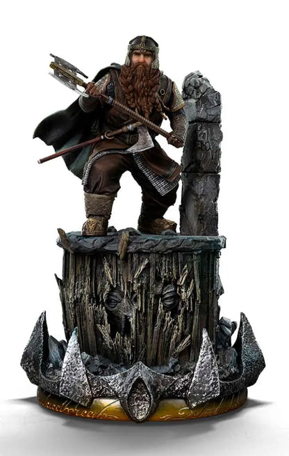 IRON STUDIOS LORD RINGS GIMLI UNLEASHED 1/10 STATUA 27cm