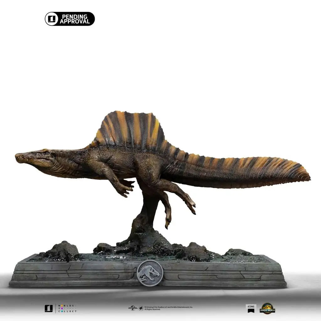 IRON STUDIOS JURASSIC WORLD REBIRTH SPINOSAURUS ICONS STATUA 25 cm