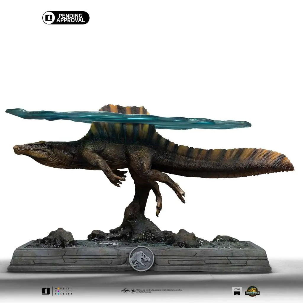 IRON STUDIOS JURASSIC WORLD REBIRTH SPINOSAURUS ICONS STATUA 25 cm