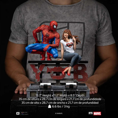IRON STUDIOS SPIDER-MAN MJ SCALE DIORAMA 1/6 STATUA 25 cm