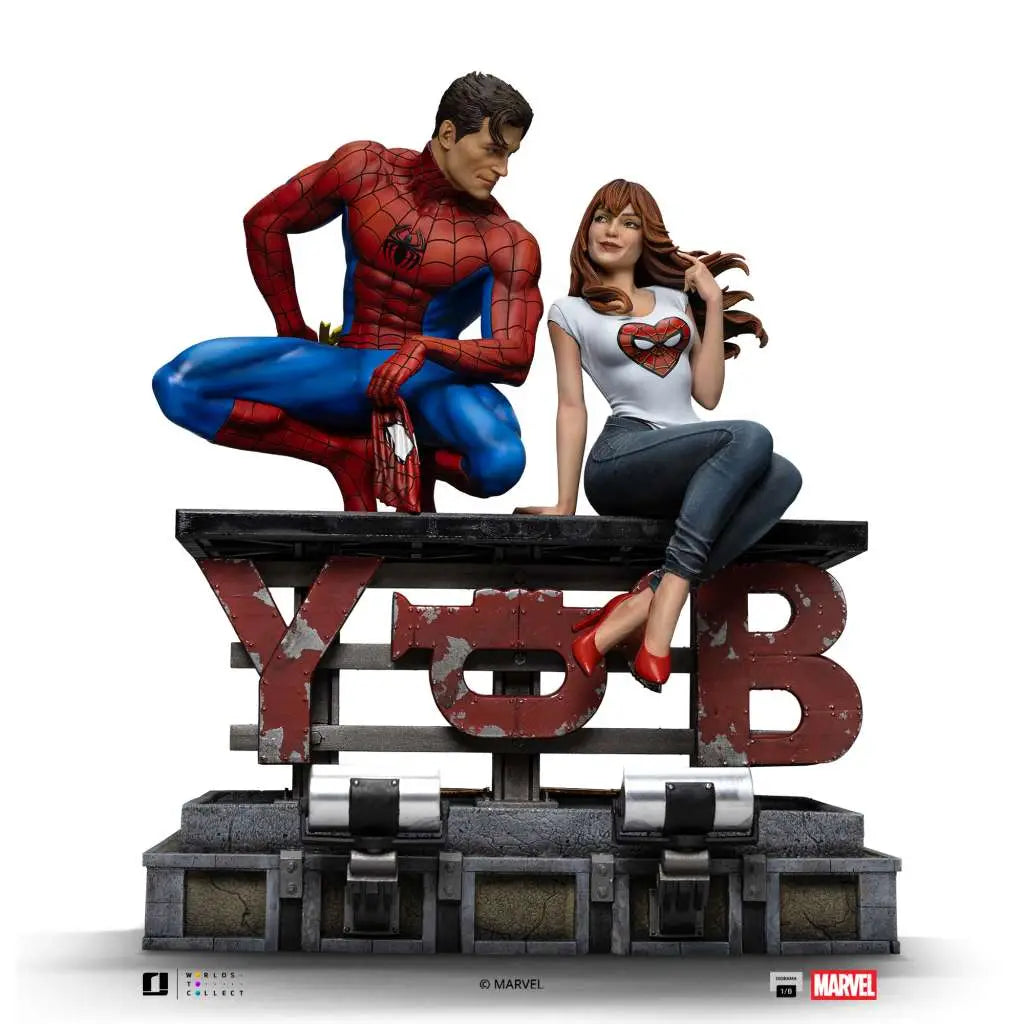 IRON STUDIOS SPIDER-MAN MJ SCALE DIORAMA 1/6 STATUA 25 cm
