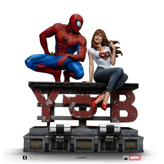 IRON STUDIOS SPIDER-MAN MJ SCALE DIORAMA 1/6 STATUA 25 cm